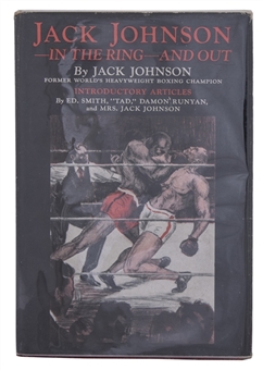 Jack Johnson Signed "In the Ring and Out" Hardcover 1927 Autobiography Book (JSA)